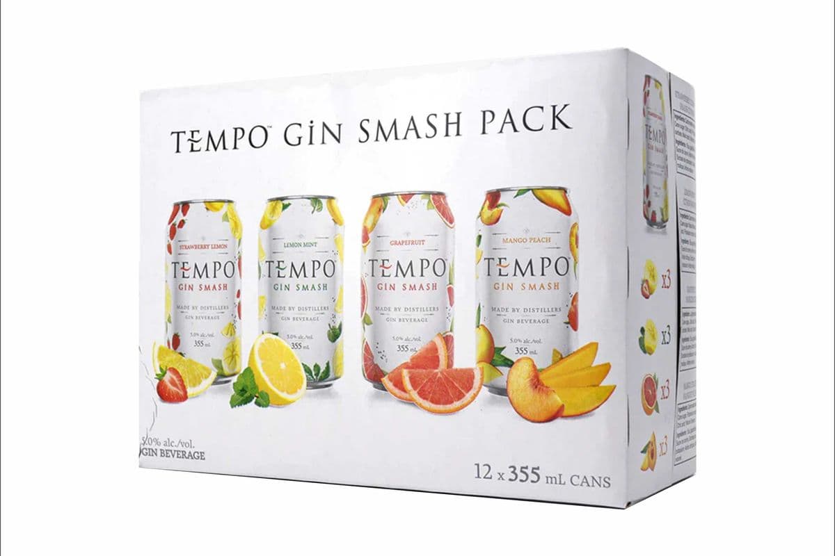Tempo Gin Smash Mix (12-Pack) (1 x 355ml)
