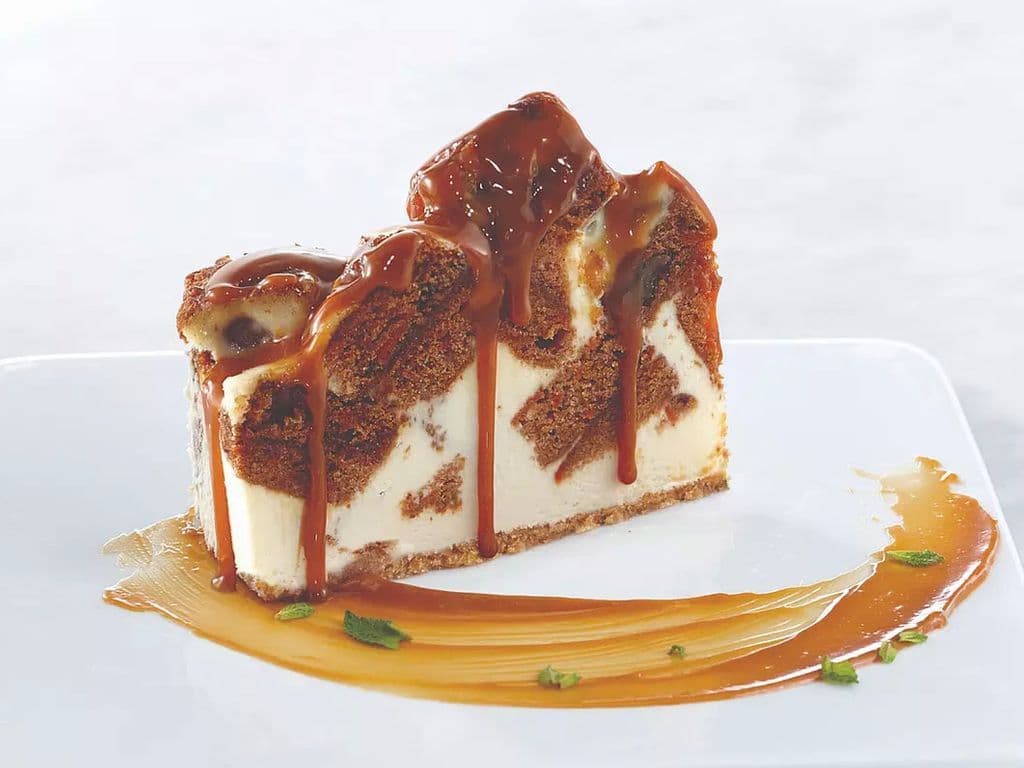 CARROT CARAMEL CHEESECAKE