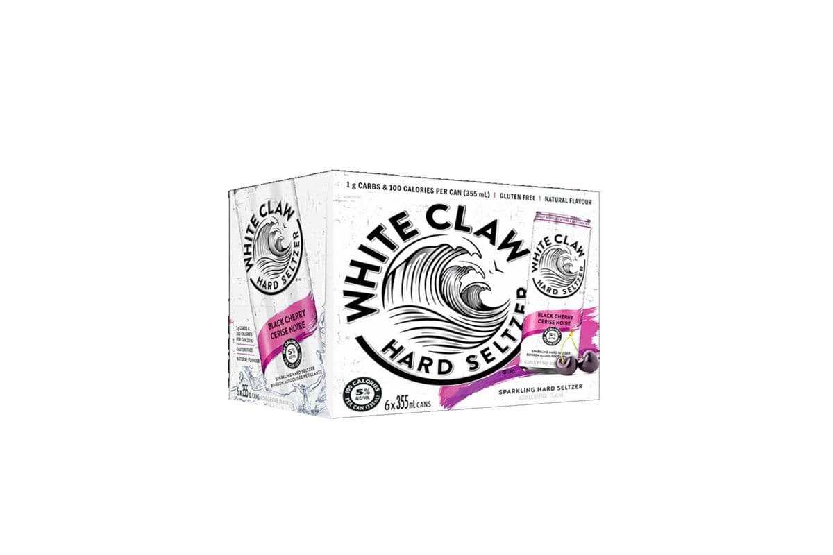830329. WHITE CLAW BLACK CHERRY (6 x 355ML (CANS))