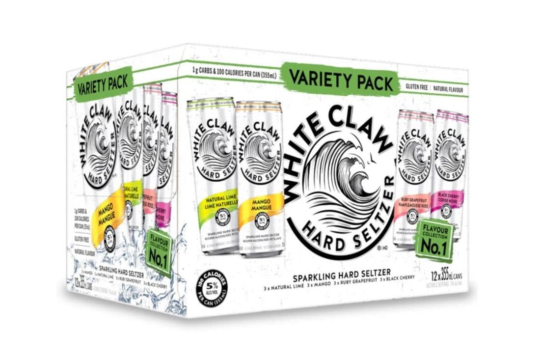 White Claw Seltzer Variety Pack 1008691 (12 x 355 ml)