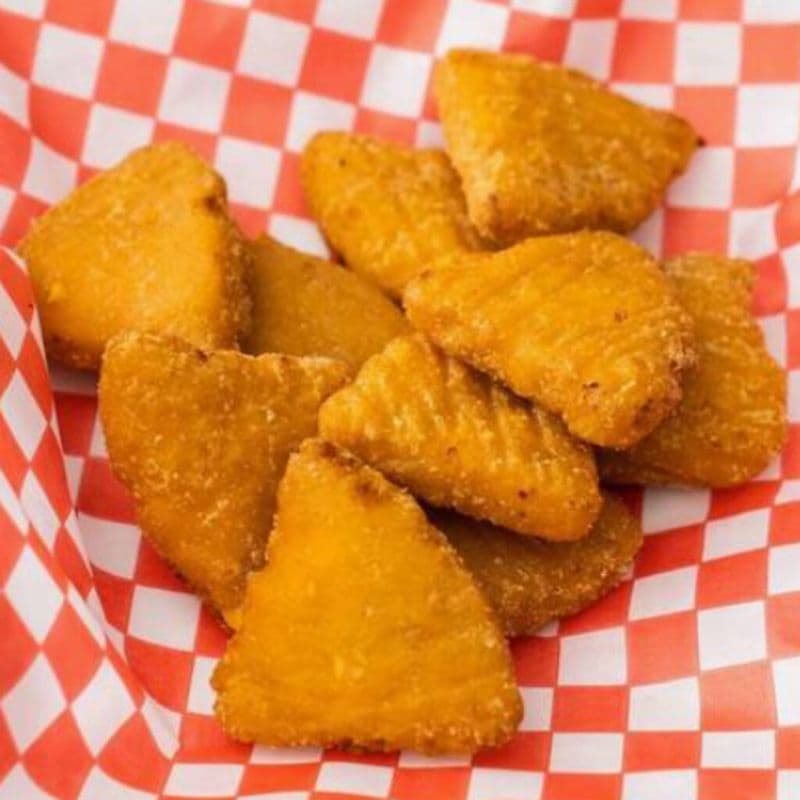 Macaroni au fromage frit / Macaroni with Fried Cheese