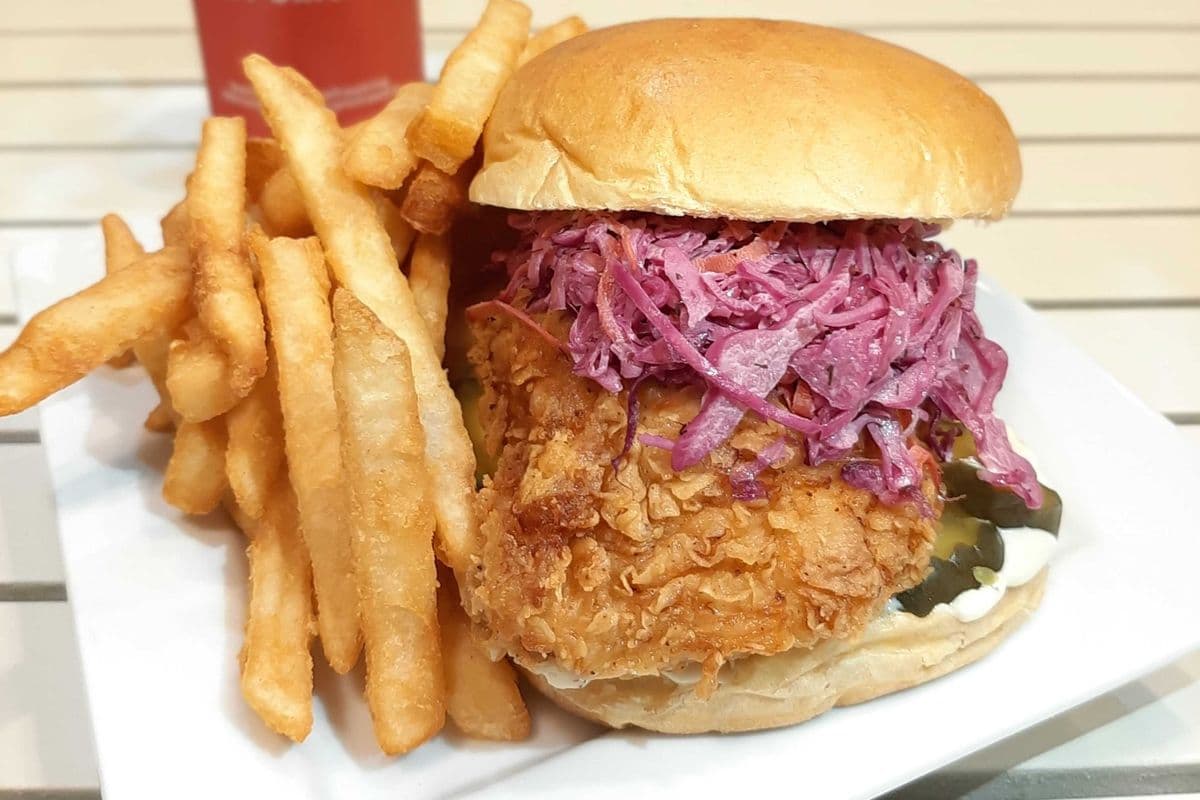 Sweet and Spicy Chicken Burger Combo