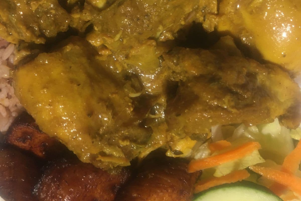 Repas de curry de poulet / Curry Chicken Meal