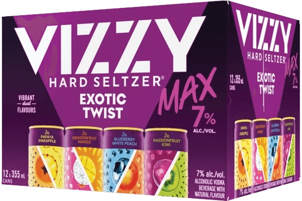 Vizzy Hard Seltzer Max Mixer 355ml 12pk Can