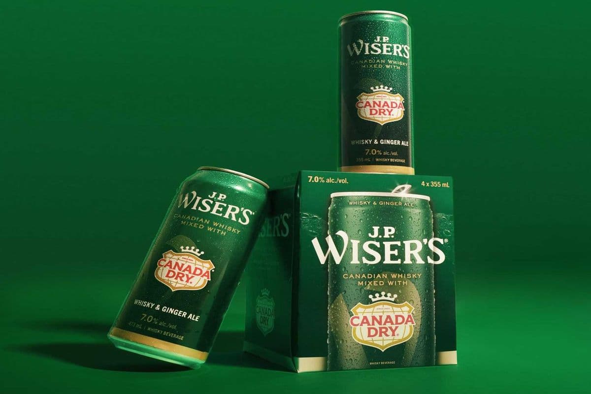139731. J.P.WISERS X GINGER ALE 4 PACK (1 x 4pc)