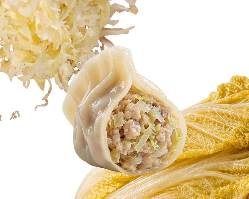 29.Pork & Pickeled Cabbage Dumpling / Porc et Chou marine Dumpling