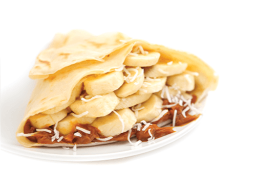 Dulce & Banana Crepe (395 Cal)