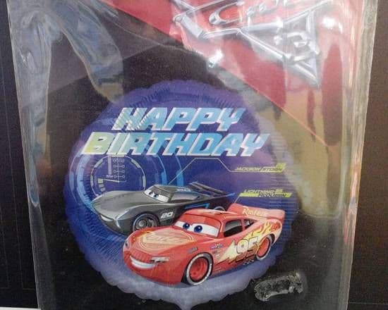 17" Round Foil Balloons (Cars)