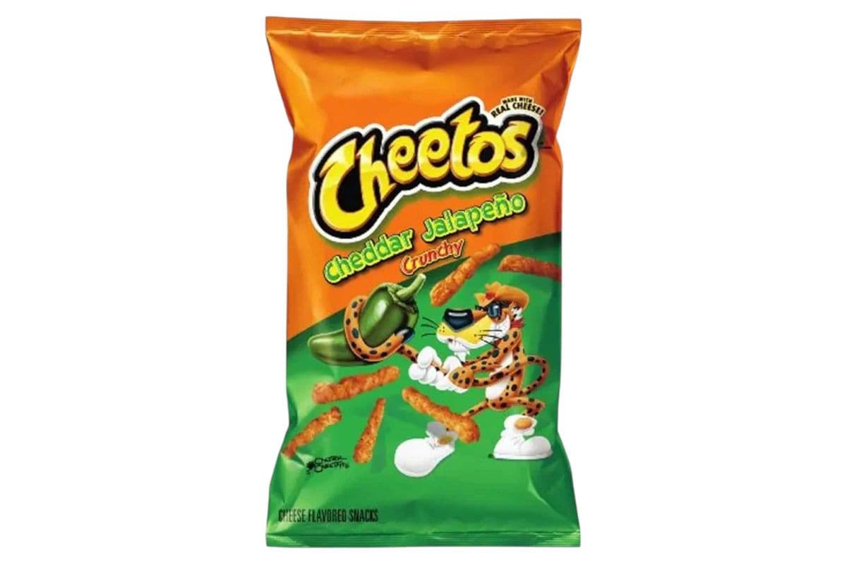 Cheetos Crunchy Cheddar Jalapeno (285gm) (280 Cal)