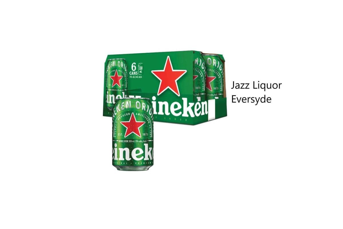 HEINEKEN LAGER CANS (1 x 6×330ML)