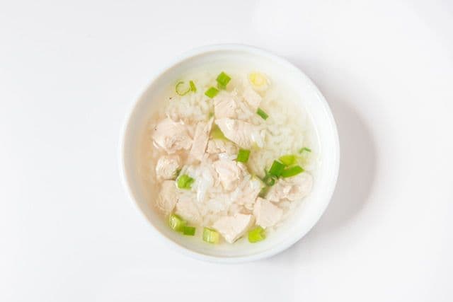 Soupe poulet et riz
