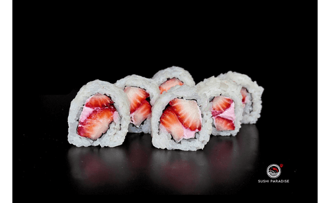144. Strawberry/Cheese Roll (8pcs)