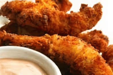 Chicken Fingers and Plum Sauce (7 Pcs)