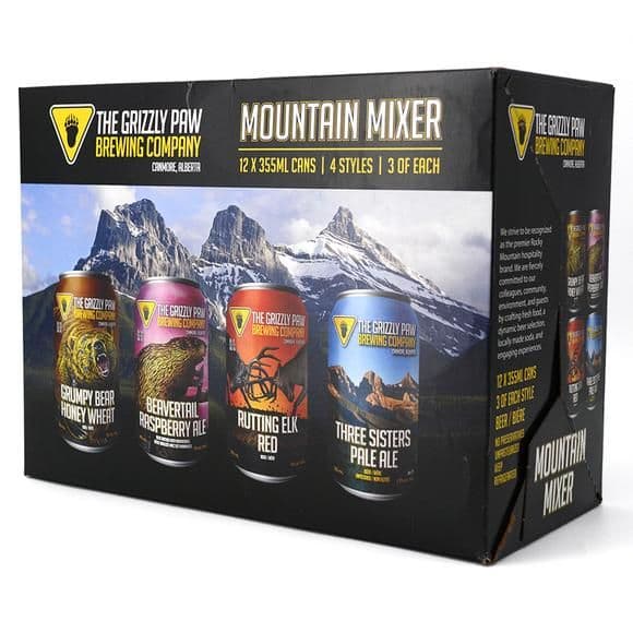 Grizzly Paw Mountain Mixer (12 Cans) (12 x 355ml cans)