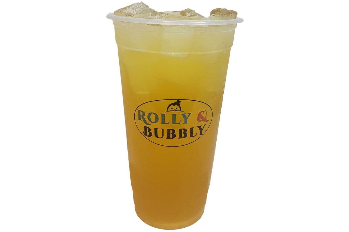Peach fruit ice tea