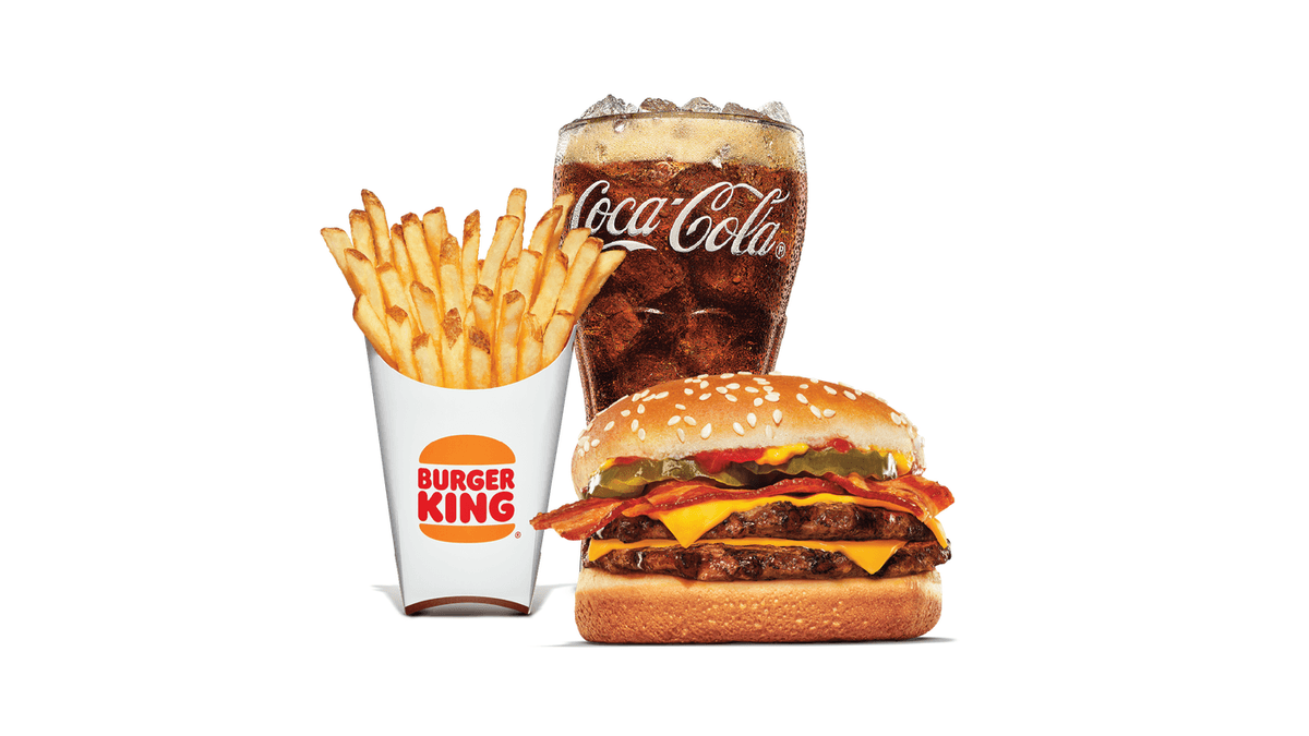 Bacon Double Cheeseburger Large Combo