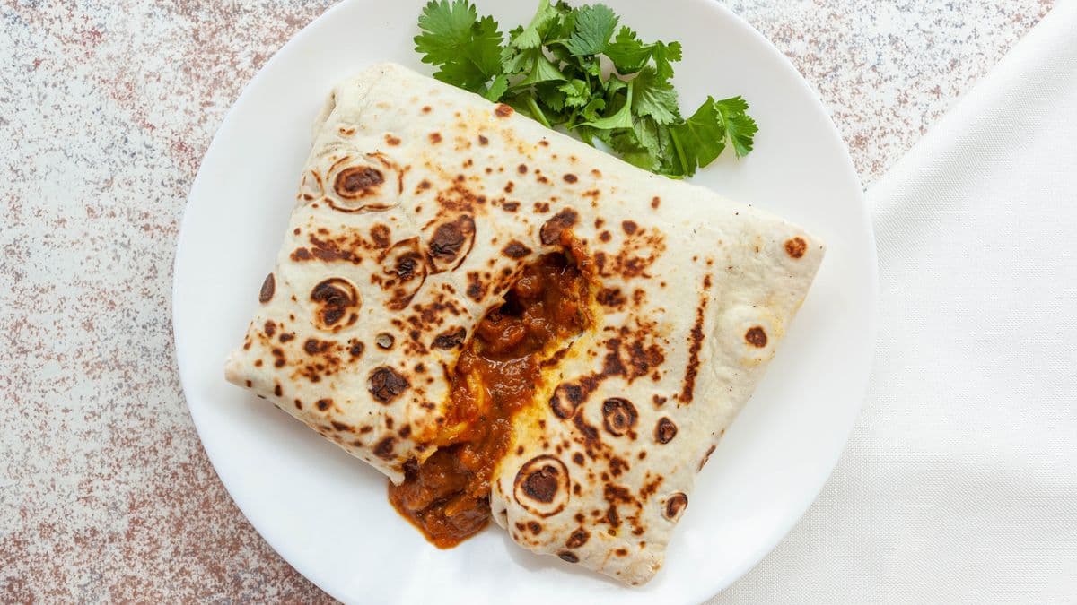 Chicken Vindaloo Roti