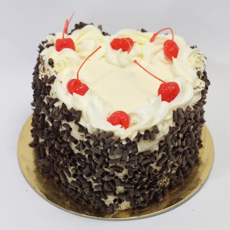 Black Forest Heart Cake