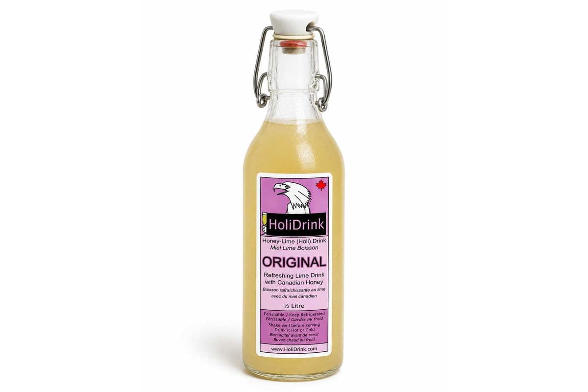 HoliDrink Original Flavour (Non-Spicy Refreshing Honey Lime) in ½L Glass Bottle