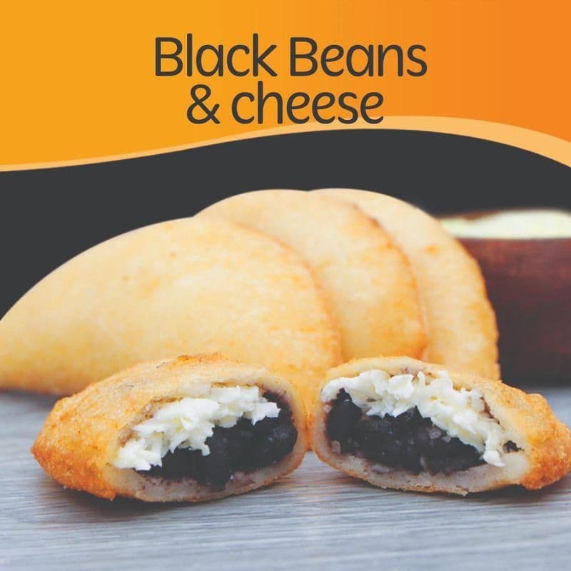 Venezuelan Black Beans & Cheese Empanada (2pcs)