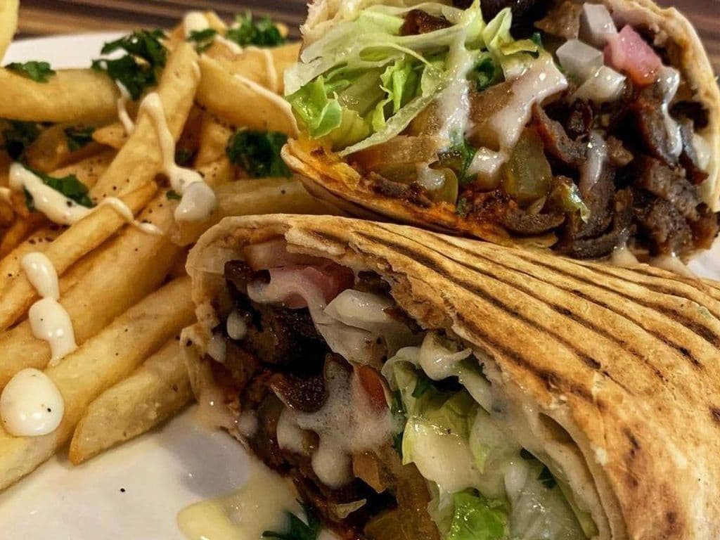 Beef Shawarma Wrap (8") (Regular)