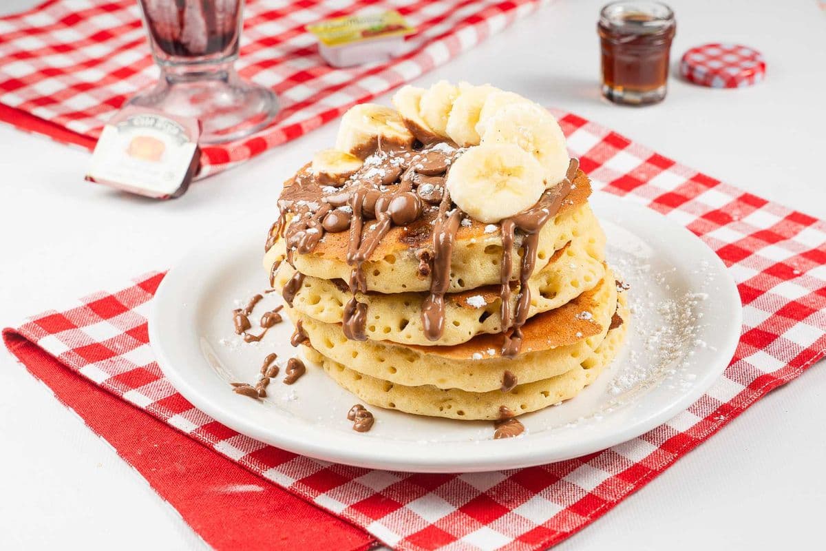 Chocolate Banana Pancake