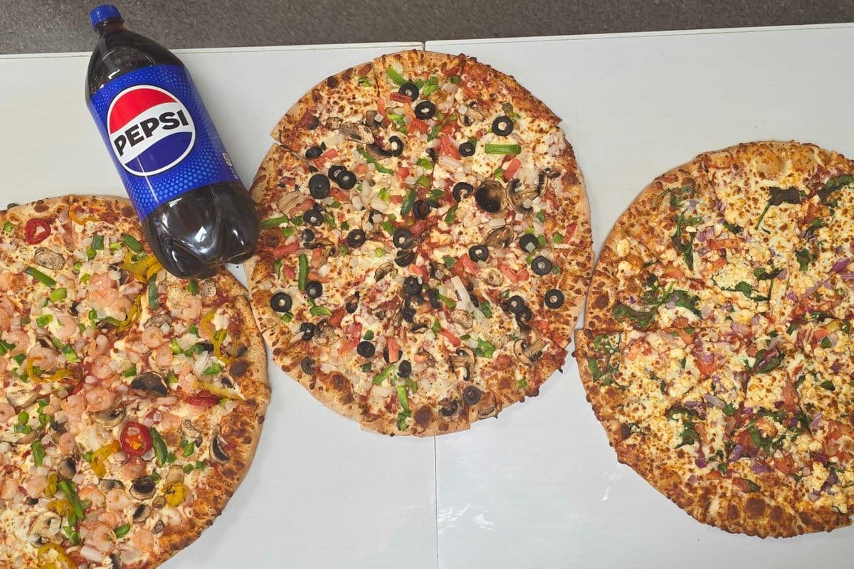 Combo 19 - 3 Large 3-Topping Pizzas