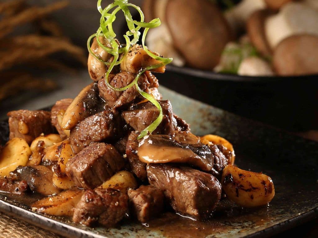 Teppanyaki Steak with Garlic