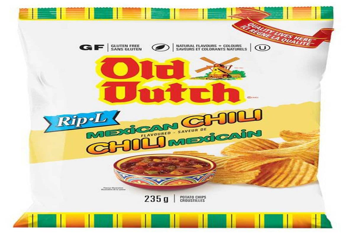 Old Dutch Rip L Mexican Chili 235g (Gluten Free) (235g) (250 Cal)