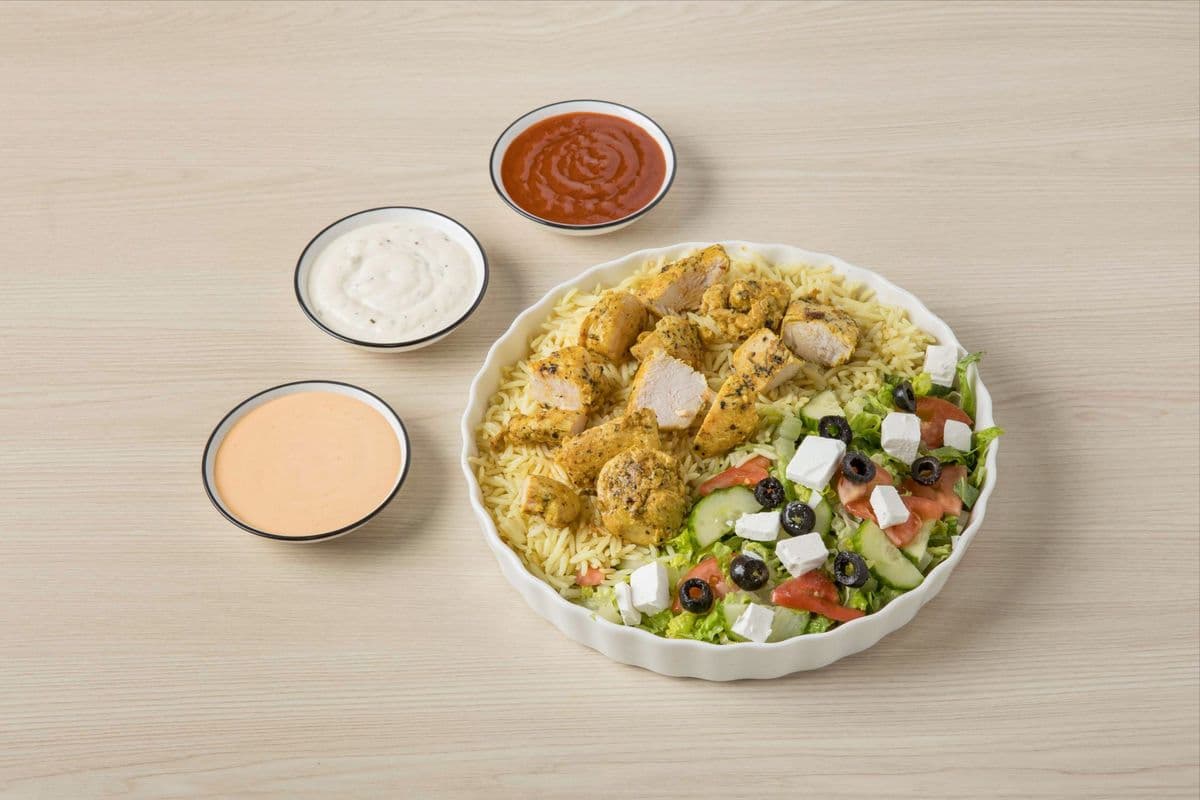 Chicken Souvlaki Platter