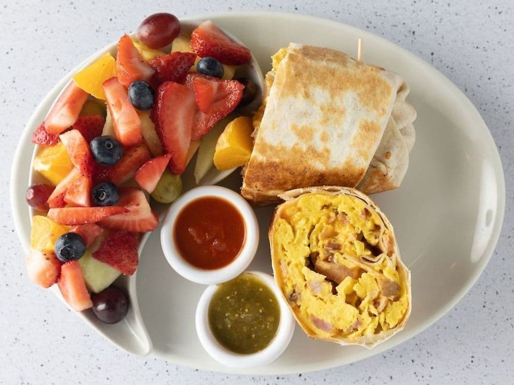 Grilled Breakfast Burrito