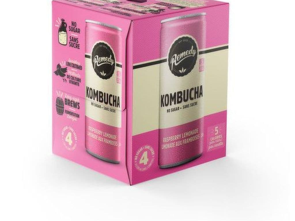 REMEDY RASPBERRY LEMONADE KOMBUCHA 4X330ML