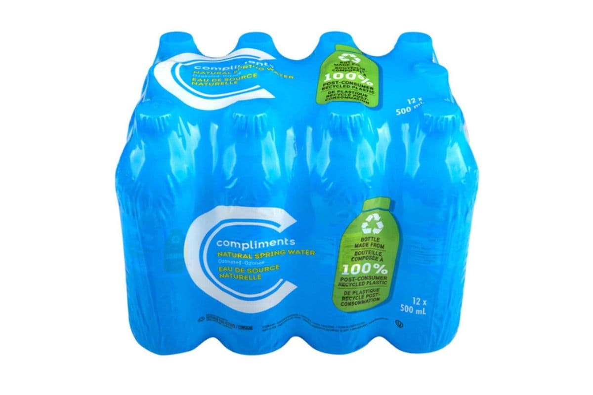 Compliments Spring Water 12 X 500ML