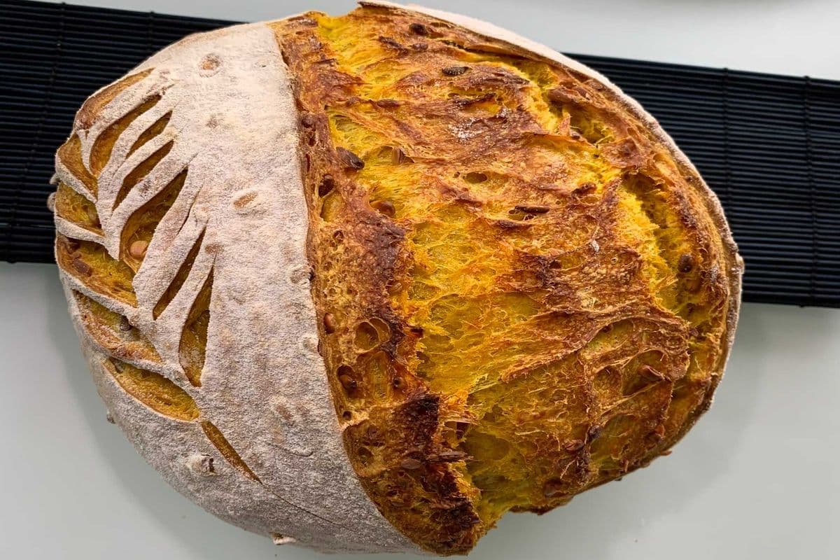 Turmeric Sourdough Bread