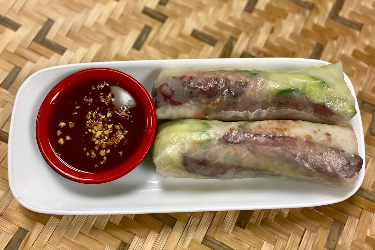 4. Pork Skewer Fresh Roll (2 pcs) - Thit Nuong Cuon