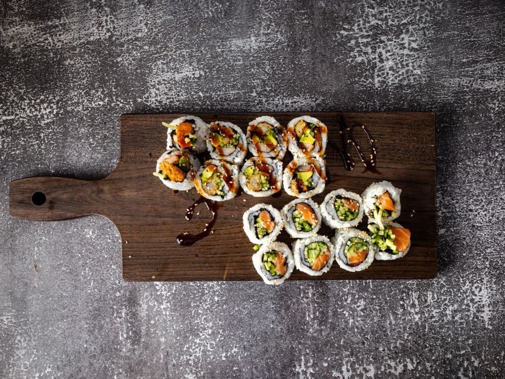 Spicy Salmon and California