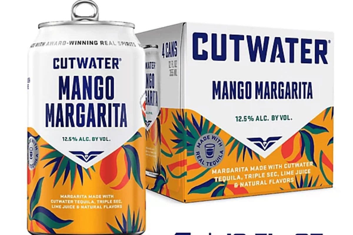 (NEW) CUTWATER MANGO 4X355ML (4 x 355ML)