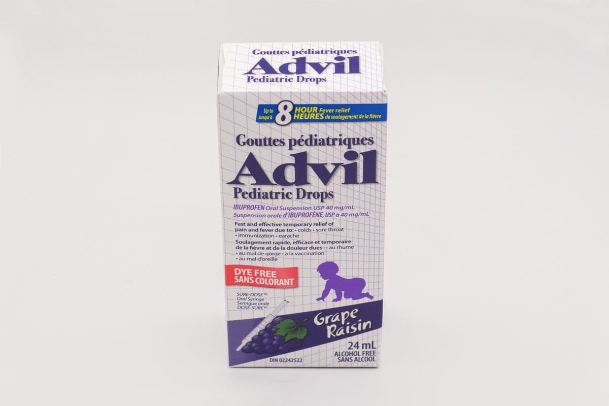Advil Pediatric Drops, Grape (40mg/ml, 24 ml)