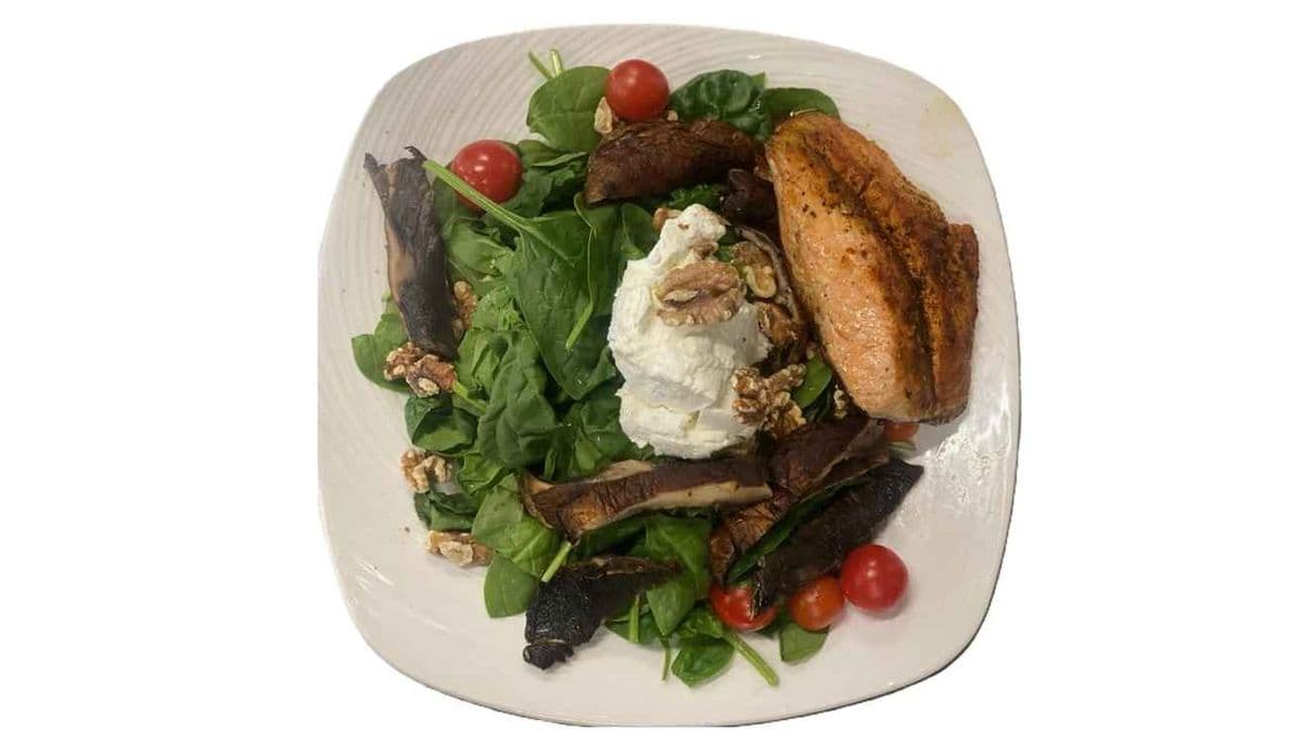 Portobello Salmon Salad