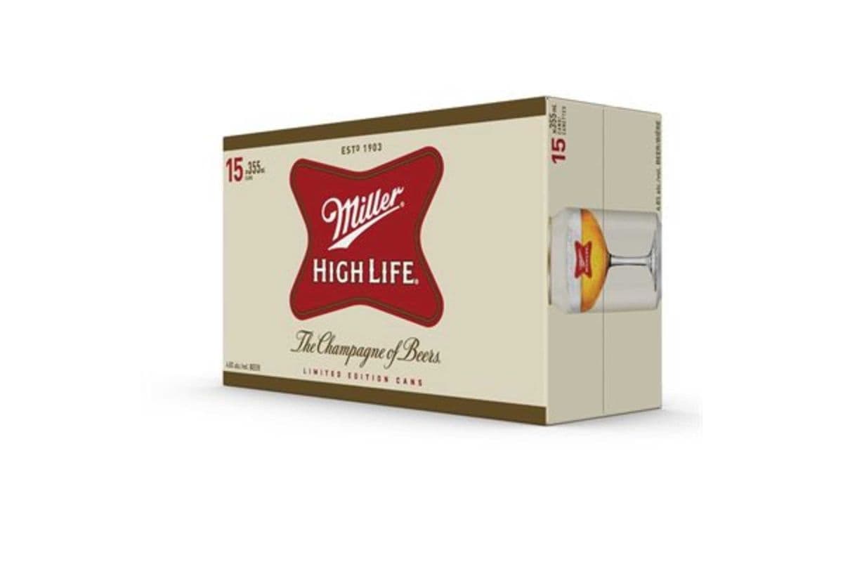 Miller High Life (15 x 355ML Cans)