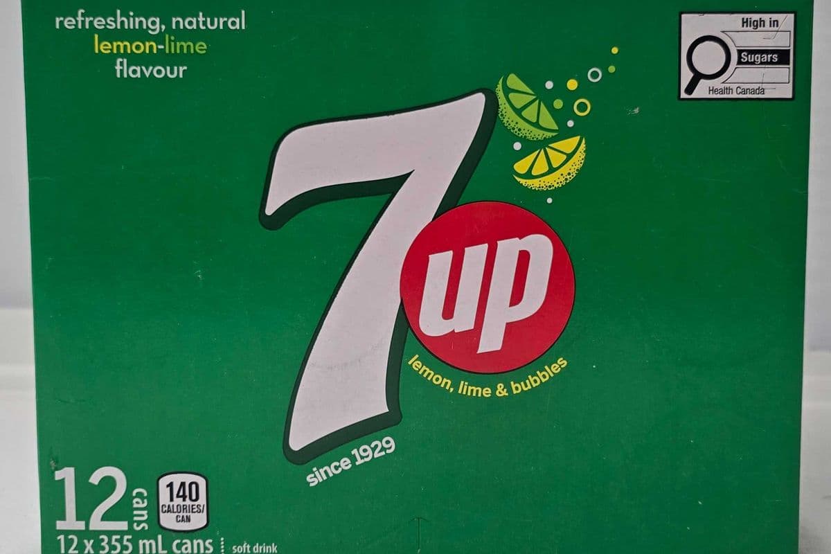 7up lemon- lime flavour 12 × 355ml (12 cans)