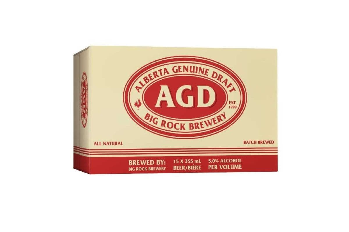 Alberta Genuine Draft (15 Pack Cans) (15 x 355 ml Cans)