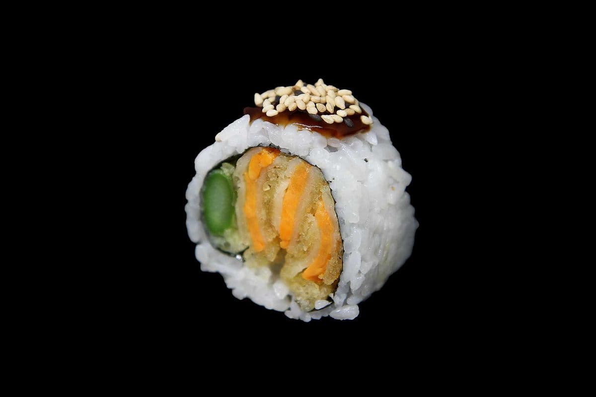 Yam and Asparagus Tempura Roll