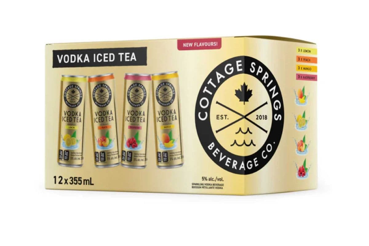 Cottage Springs Vodka Iced Tea (12 x 355ml)