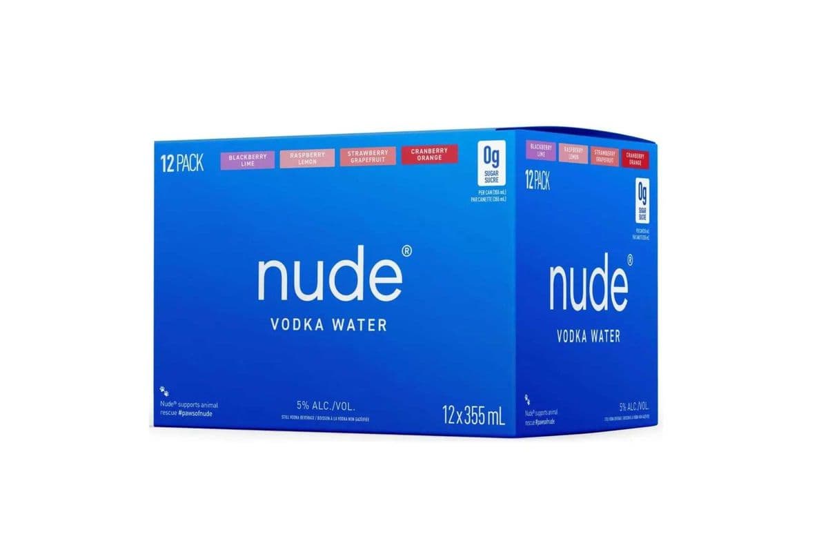 Nude Vodka Water Variety Pack (12 x 355ml)