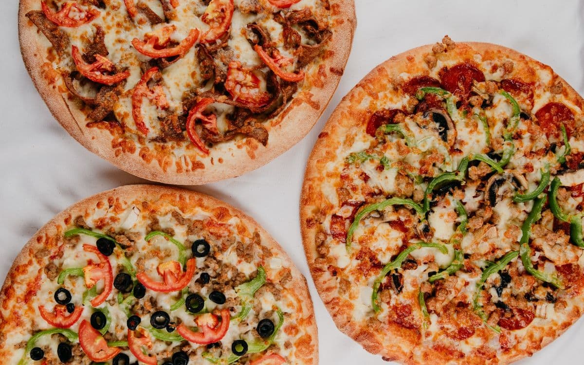 3 - 10" Small Pizzas