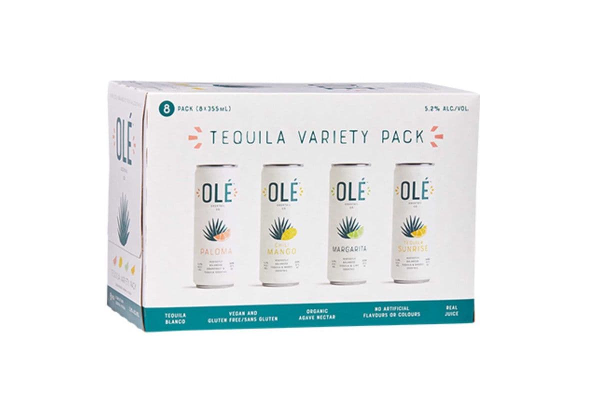 Ole Tequila Seltzer Variety 8 Pack Cans (8 x 355ml)