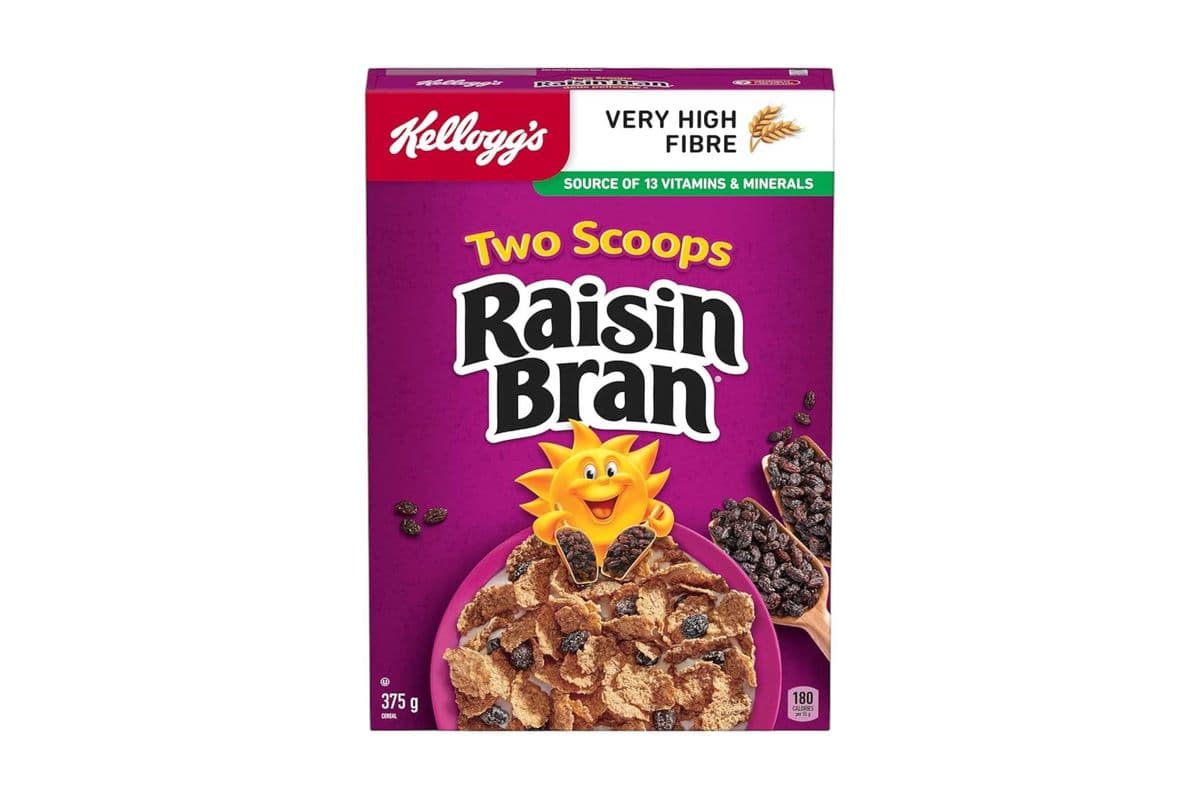 Kellogg's Two Scoops Raisin Bran Family Pack (600gm) (180 Cal)