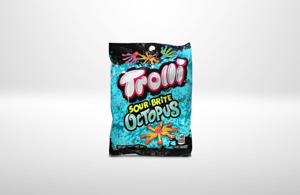 Trolli Sour Brite Octopus (120 g)