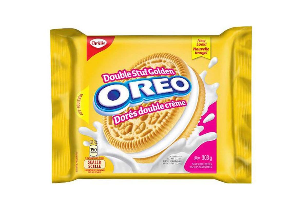 Oreo Double Stuf Golden Sandwich Cookies 261g
